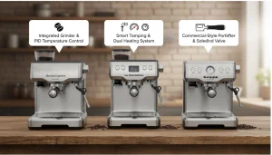 Breville vs De’Longhi vs Gaggia espresso machine comparison