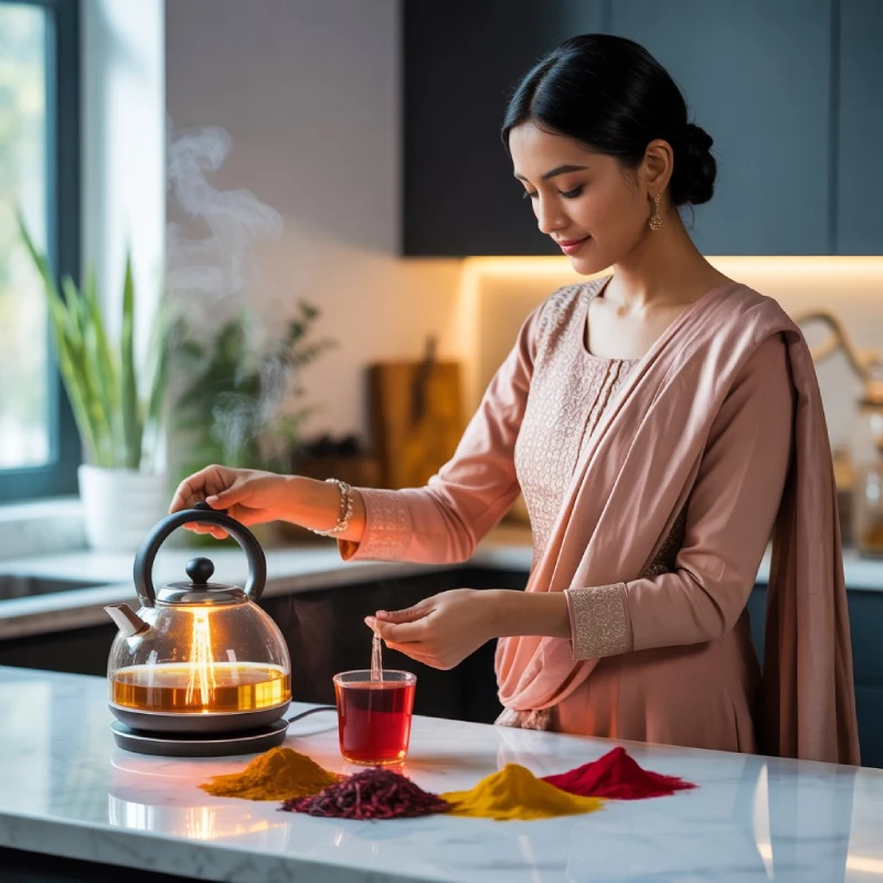 Electric glass kettle