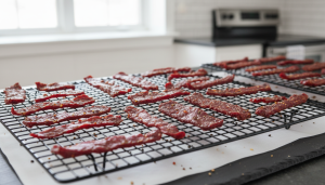 Best Dehydrator for Jerky – My Honest Guide & Top Picks There’s something incredibly satisfying about pulling out a tray of perfectly dried jerky. It’s chewy, flavorful, and keeps for weeks — assuming it lasts that long in my kitchen. After years of experimenting with different machines, I’ve learned that not all dehydrators handle jerky the same way. Some dry unevenly, some are too noisy, and a few make your whole house smell like a smokehouse (not necessarily a bad thing). In this guide, I’ll share my top dehydrators for jerky based on hands-on experience, what to look for before buying, and a few pro tips to make your jerky-making smoother. What You’ll Learn in This Guide How to choose a jerky-friendly dehydrator My tested and trusted models Handy tips for better flavor and texture Easy cleaning and maintenance ideas Common mistakes to avoid Quick Comparison: My Favorite Picks Dehydrator Best For Highlights Excalibur 3926TB Overall Performance Precise temperature control, 9 trays, durable build Nesco Snackmaster Pro Budget Option Compact, consistent drying, easy to use Cosori Premium Stainless Steel Modern Design Quiet motor, even airflow, digital settings Magic Mill Commercial Large Batches Metal trays, powerful fan, timer with auto shut-off Presto Dehydro Beginners Affordable, stackable, ideal for small batches (If you’re still exploring general food drying, you might like my Best Food Dehydrator – Honest Guide with My Top Picks .) What I Look for in a Jerky Dehydrator I’ve learned that the best dehydrator for jerky isn’t necessarily the biggest or most expensive. It’s about consistency and control. Temperature Range and Control Jerky needs to be dried at around 160°F (70°C) for meat safety and perfect chewiness. Models with adjustable thermostats make this easy. Anything without one? That’s a pass from me. Airflow and Heat Distribution Even airflow is a must. Jerky shouldn’t dry faster on one tray than another. Horizontal airflow designs (like Excalibur or Magic Mill) keep things balanced, while vertical ones (like Nesco) work fine for smaller batches. Capacity If you make jerky in bulk — say for camping trips or to survive Monday snack cravings — go for at least 6–9 trays. Compact stackable models are fine for casual use. Ease of Cleaning Jerky marinade tends to stick. Removable trays and nonstick mesh screens save your sanity. Dishwasher-safe parts? Even better. Noise Level Let’s be honest, some dehydrators sound like they’re prepping for takeoff. If you dehydrate overnight, quieter options like Cosori will save your sleep. My Top Picks for Making Jerky 1. Excalibur 3926TB – Best Overall If I had to keep only one machine, this would be it. The Excalibur 3926TB is large, reliable, and practically bulletproof. The rear-mounted fan ensures steady airflow across all trays, so every strip of meat dries evenly — even when I overload it (which happens often). It also comes with a 26-hour timer and adjustable thermostat, giving me total control. Yes, it takes up some counter space, but it’s worth every inch. Cleanup is straightforward thanks to the removable trays. Ideal for: Heavy users, hunters, or anyone serious about jerky-making. 2. Nesco Snackmaster Pro – Best Budget Option Don’t underestimate this one. The Nesco Snackmaster Pro is compact, affordable, and surprisingly efficient. Its top-mounted fan helps prevent drips from ruining the motor (a clever design choice). It doesn’t have a timer, which is mildly inconvenient, but I’ve learned to set my phone timer instead. For its price, the performance is fantastic. Ideal for: Beginners or anyone short on space and budget. 3. Cosori Premium Stainless Steel – Best Looking & Quiet This one combines style and substance. With stainless steel trays and digital controls, it feels modern yet user-friendly. The airflow system is whisper-quiet — I can dehydrate overnight without waking the entire house. The automatic shut-off gives peace of mind too. I also appreciate the transparent glass door, which lets me peek at the jerky without opening it (and losing heat). Ideal for: Apartment dwellers or night-time dehydrators. 4. Magic Mill Commercial – Best for Large Batches This dehydrator means business. The Magic Mill Commercial model is sturdy, with stainless steel trays and a rear fan for even drying. It’s perfect when I’m prepping jerky for a crowd or stocking up before a long trip. It comes with a digital thermostat and timer, both accurate, plus overheating protection — something I didn’t know I needed until I left one running overnight. Ideal for: Big families or bulk jerky production. 5. Presto Dehydro – Best for Beginners If you’re just getting started, Presto’s Dehydro is the friendly face of food dehydration. It’s lightweight, stackable, and easy to store. The drying consistency surprised me for the price. It doesn’t have temperature precision like the Excalibur, but for simple beef or turkey jerky, it does a fine job. Plus, it’s a good way to test if jerky-making is your thing before investing in pricier gear. Ideal for: Beginners or light users. Pro Tips for Making Better Jerky Over the years, I’ve learned that the dehydrator is only half the equation. The rest comes down to technique — and a little patience. 1. Trim the Fat Fat goes rancid quickly, so always trim your meat well before slicing. Lean cuts like top round or flank steak are perfect. 2. Marinate for Flavor A good marinade does wonders. I like to mix soy sauce, brown sugar, garlic, and a pinch of chili flakes. Let it soak for at least 6 hours. 3. Slice Consistently Uneven slices lead to uneven drying. If you struggle with knife precision, freeze the meat for an hour — it slices cleaner. 4. Don’t Rush the Drying Jerky isn’t meant to be fast food. Depending on your machine, it can take 4–10 hours. It’s done when it bends but doesn’t snap. 5. Store It Right Once it cools, seal it in airtight containers or vacuum bags. I store mine in glass jars in a cool spot — it looks nice too. Cleaning and Maintenance Tips Cleaning is the least fun part, but it keeps your dehydrator working longer. Here’s what I do: Wipe trays while still warm — easier to remove residue. Use mild soap and warm water, not harsh chemicals. Avoid soaking electrical parts. Run an empty cycle occasionally to eliminate lingering smells. If you enjoy kitchen gear care guides, you might like my knife set guide — it pairs nicely with jerky prep. (You can check it out in my blog section.) Fun Things to Dehydrate Beyond Jerky Once you start drying meat, you’ll probably want to experiment. I did — and now my dehydrator runs almost weekly. Try these ideas: Apple chips: thin, crisp, and naturally sweet. Herbs: dry basil, mint, and oregano for easy seasoning. Fruit leather: perfect for kids or hikes. Veggie chips: zucchini and beet slices work great. The same machines that make great jerky handle these effortlessly. FAQs I Get All the Time Is a dehydrator better than an oven for jerky? Yes — dehydrators offer consistent, low heat that dries meat evenly without cooking it. Ovens work in a pinch, but they often run too hot. How long does homemade jerky last? Stored properly, it keeps for up to 1–2 months at room temperature, longer in the fridge. Can I dehydrate chicken or fish? You can, but handle them carefully and use proper temperatures (165°F minimum). Beef and venison are still the easiest. My Final Thoughts Finding the best dehydrator for jerky took me some trial and error — and a few questionable batches. But once I understood how airflow, temperature, and patience come together, the process became second nature. If you’re just starting, go simple with the Nesco or Presto. If you’re ready to make jerky a weekend tradition, invest in the Excalibur or Magic Mill. Either way, it’s worth it — nothing beats homemade jerky you made yourself. (Want to explore more versatile options? Check out my full Best Food Dehydrator Guide for broader recommendations.)