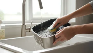 Cleaning the Ninja Air Fryer basket
