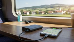 Compact power bank charging