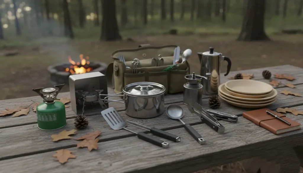 Cooking tools for camping essentials