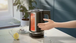 Electric kettle for fast boiling water