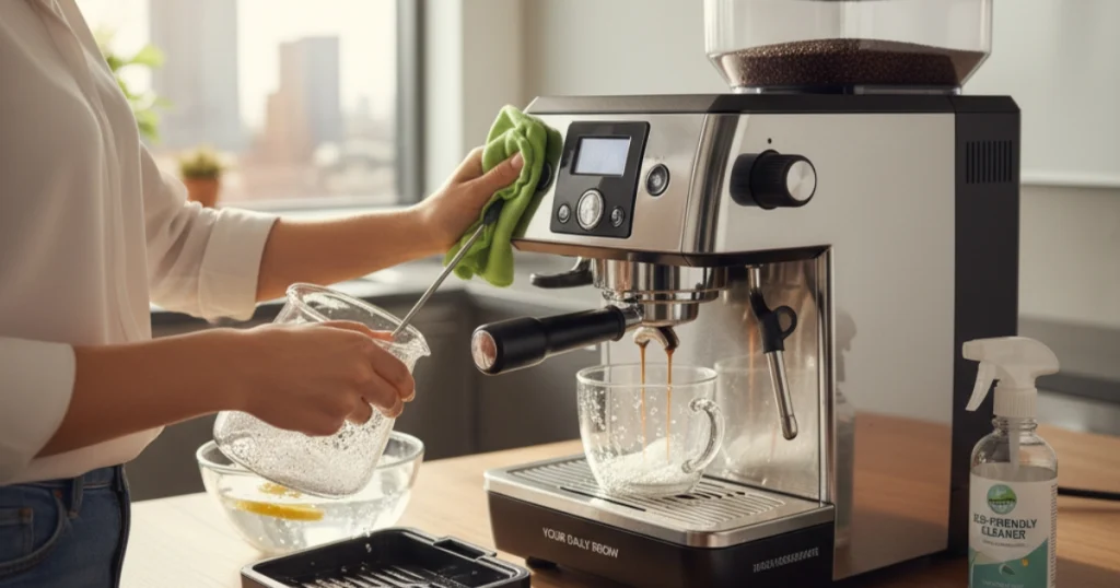 how to clean a drip coffee maker​