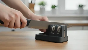 how to sharpen kitchen knives