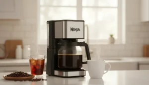 Ninja Hot and Cold Brewed System with brewed coffee