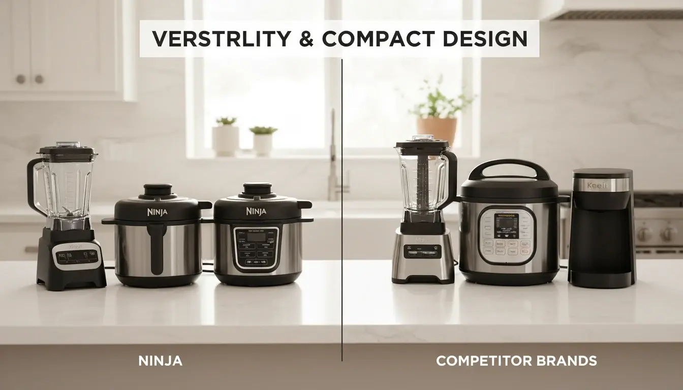 Ninja kitchenware compared with Vitamix, Instant Pot, and Keurig appliances