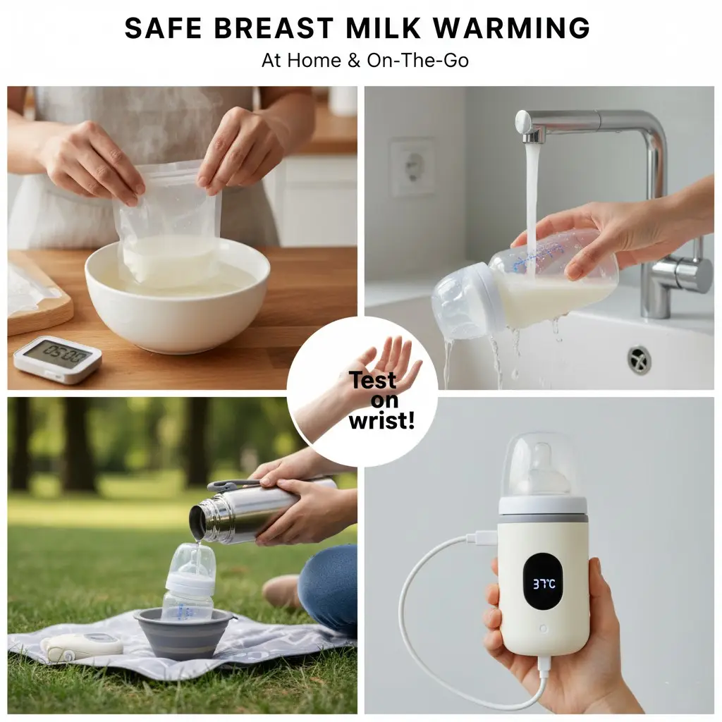 safely warming milk tips