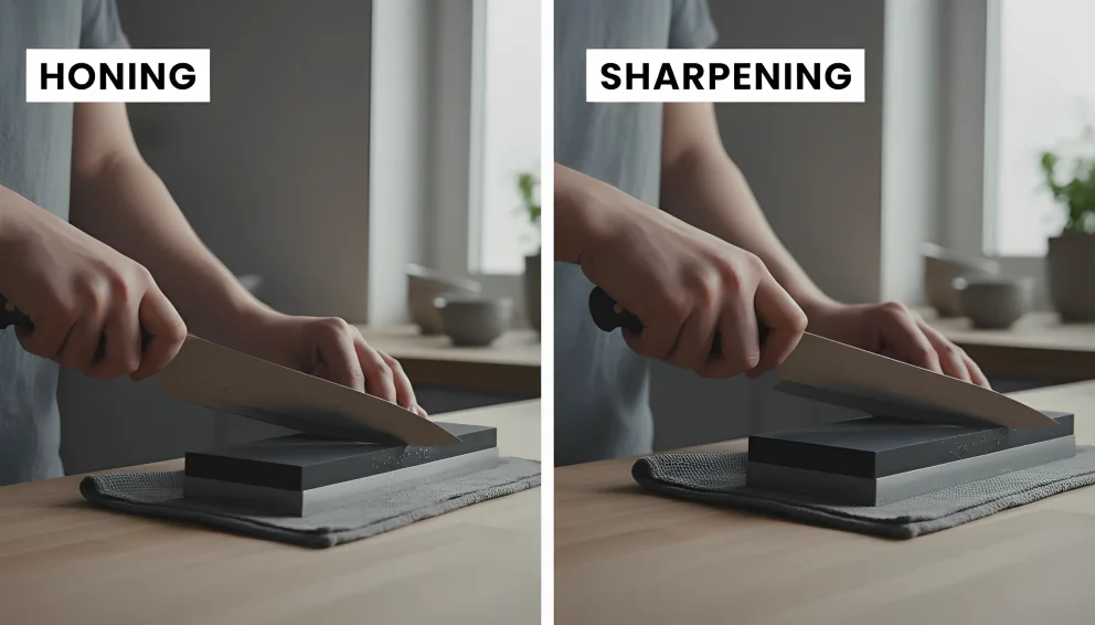 Sharpening vs. Honing