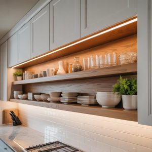 Shelves Under Kitchen Cabinets