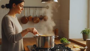 cookware set on kitchen counter