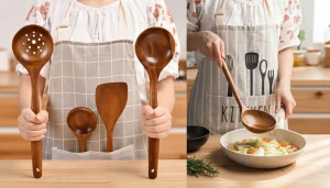 Wooden Ladles and Serving Utensils Natural Elegance in Every Serve