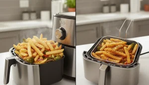 air fryer mistake of overcrowding
