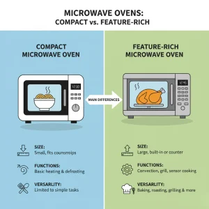 Difference Between Microwave and Microwave Oven