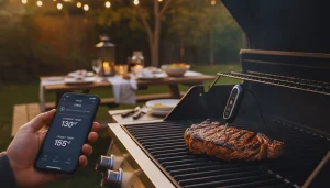 Wireless meat thermometer