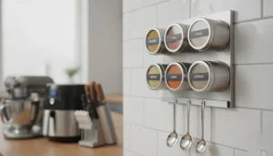 Magnetic Spice Rack Organizing Spices