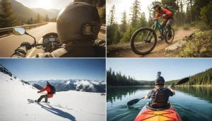 GoPro for motorcycle helmets