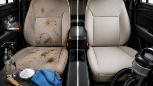 Car Seat Stain & Odor Removal