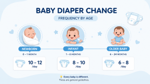 Diaper Change Frequency Infographic