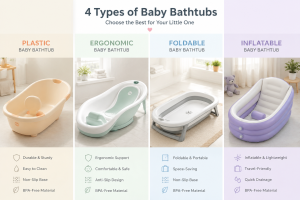 Different types of baby bath tubs for newborns comparison guide