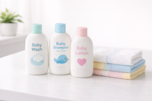 baby bath essentials checklist with gentle baby bath products