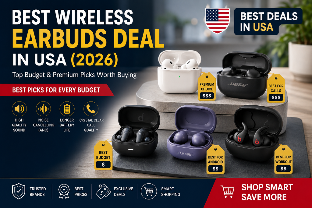 Best Wireless Earbuds Deal in USA (2026)