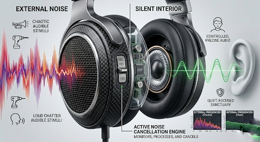 What is headphone noise-cancelling?