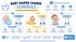 Baby diaper changing guide