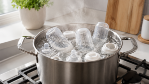 Boiling water sterilization method
