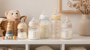 BPA-free plastic baby bottles for newborns