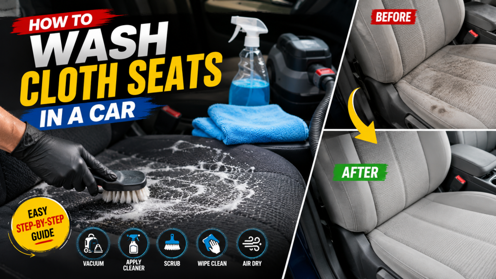 How to Wash Cloth Seats