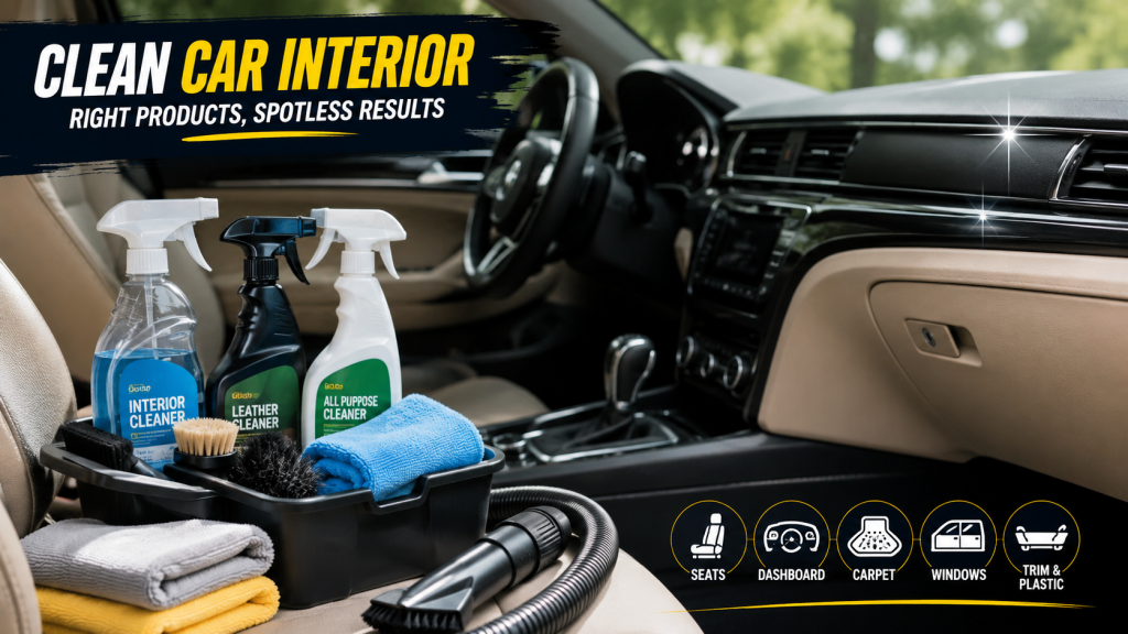 What to Use to Clean Car Interior