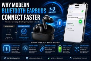 Why Modern Bluetooth Earbuds Connect Faster