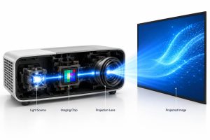 How projectors work inside a digital projector step by step 