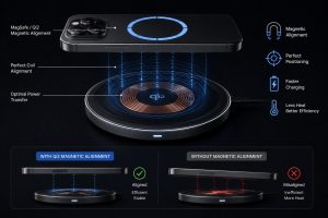 Foreign Object Detection protecting wireless chargers from metal objects