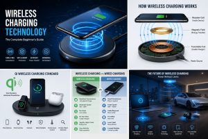 pad transferring power wirelessly to a modern smartphone